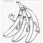 Три веселых банана раскраска