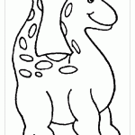 Раскраска динозавр игрушка