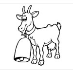 Раскраска 2015 год козы