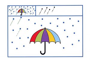 Занятие по подготовке к письму с зонтиком