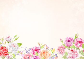 Фон для открытки женщине с нарисованными розами