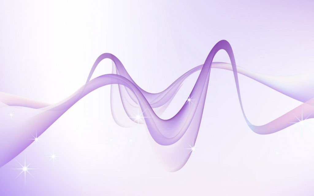 Фиолетовые волны на светлом фоне