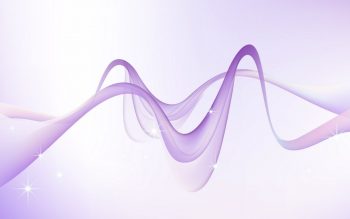 Фиолетовые волны на светлом фоне