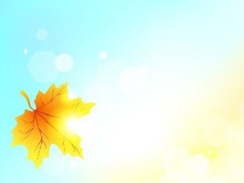 Фрагмент 1 фона для плаката золотая осень с желтыми и оранжевыми листочками