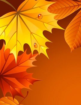 Фрагмент 1 фона для плаката осень на оранжевом фоне