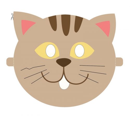 Маска кота на голову — Все для детского сада