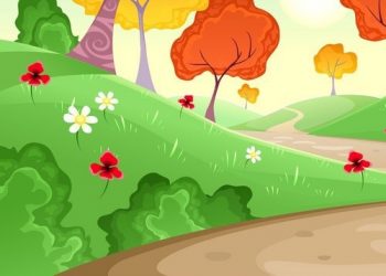 Фрагмент 3 плаката осень и деревья