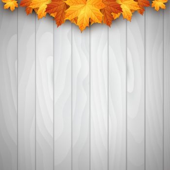 Осенняя картинка для оформления квадратная с серым фоном
