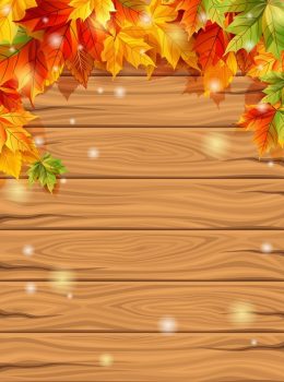 Рамка золотая осень с фоном ясень