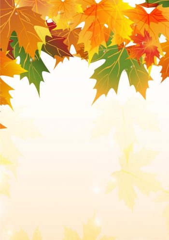Фрагмент 1 фона для школьного плаката "Осень"