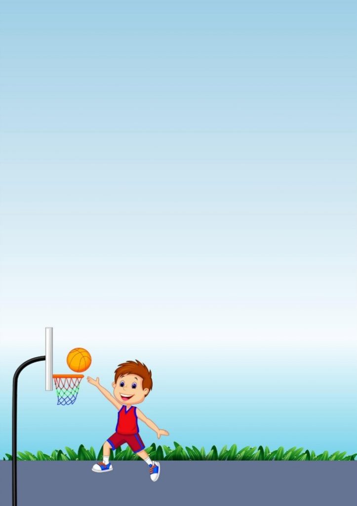 Фон игра в баскетбол