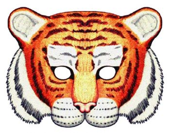 Маска тигра для лица