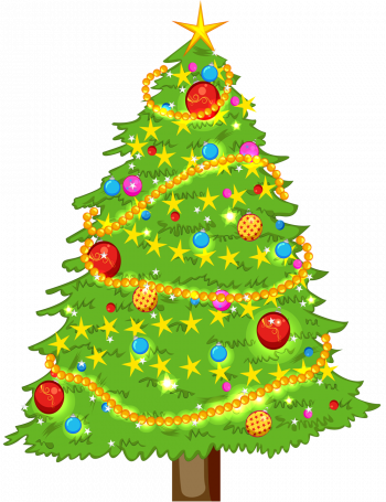 новогодняя елка нарисованная для детей