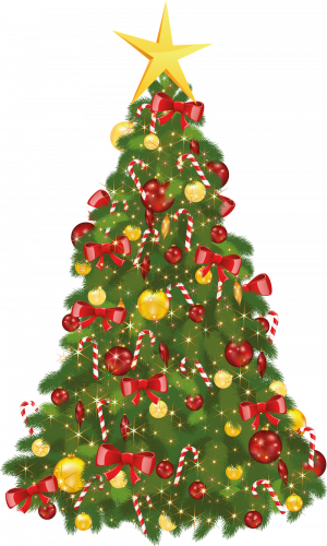 Новогодняя елка со звездой для детей