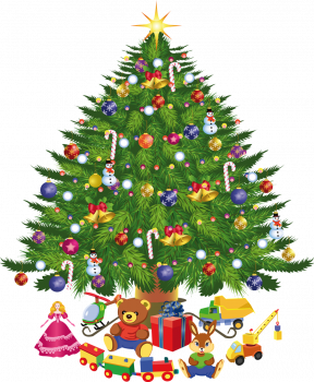 Новогодняя елка с подарками для детей