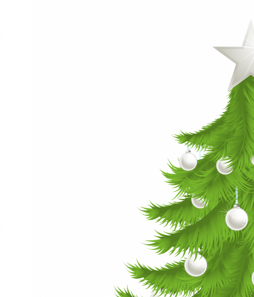 Фрагмент 1 плаката с новогодней елкой для декораций