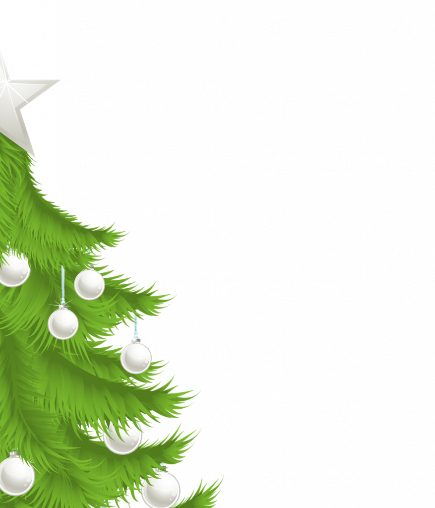 Фрагмент 2 плаката с новогодней елкой для декораций