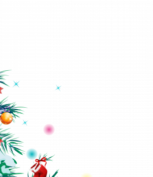 Фрагмент 2 плаката с новогодней елкой в снегу для оформления