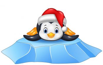 Новогодний пингвинчик отдыхает