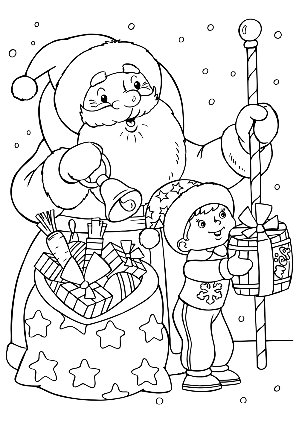 Новый год распечатанная. Новогодняя раскраска. Раскраска новый год для детей. Дед Мороз раскраска. Новогодние раскраски дед Мороз.
