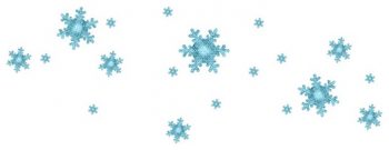 Снег - картинка для детей