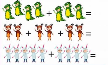 Примеры с костюмами крокодила, оленя и зайчика для детей 6 лет